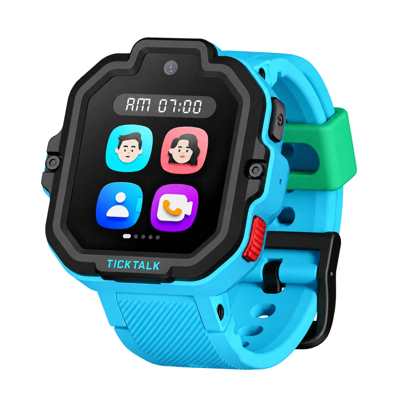Blue TickTalk 5 smartwatch